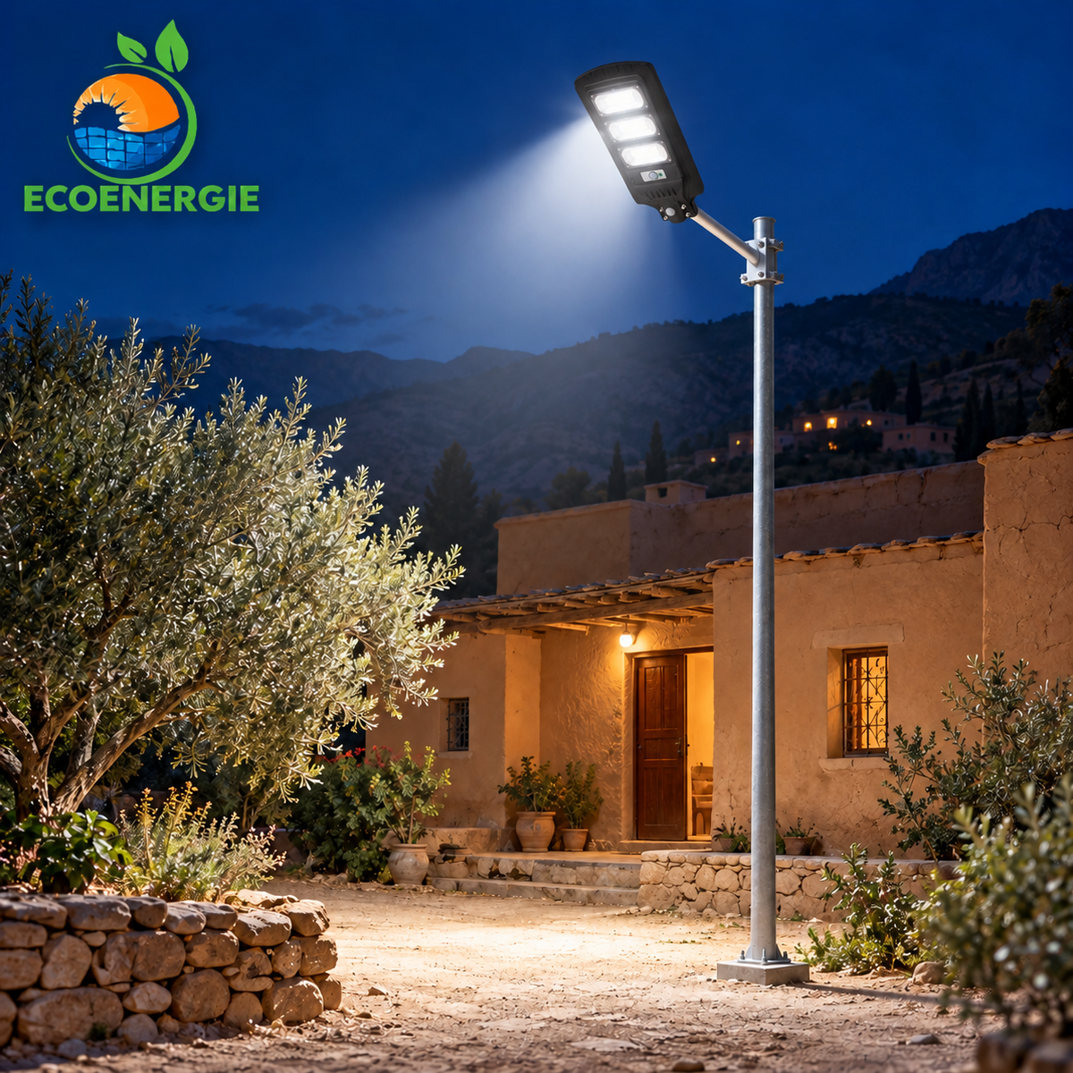 LAMPADAIRE 300W بروجيكتور الطاقة الشمسية