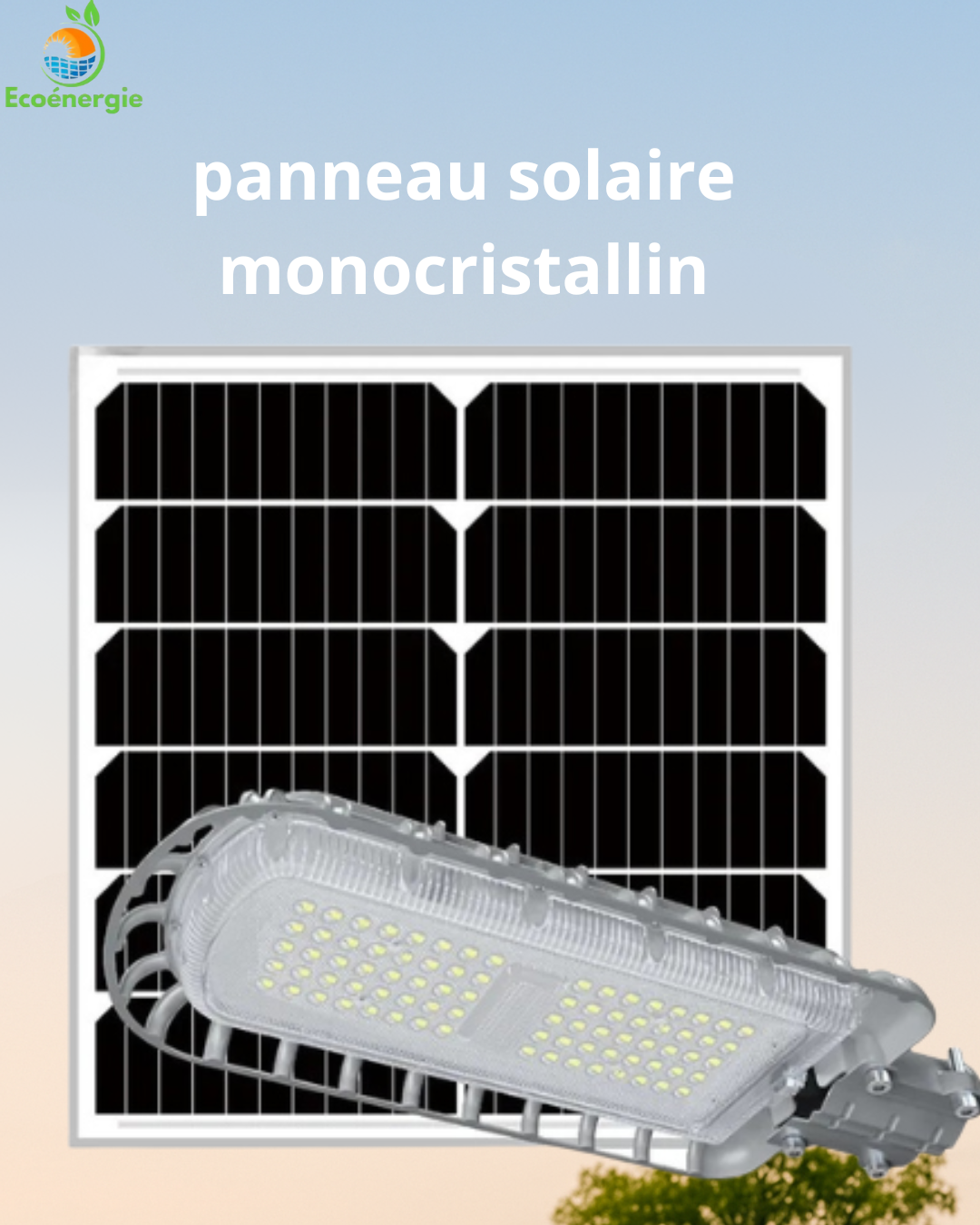 Lampadaire Solaire CT-500 W blue-carbon