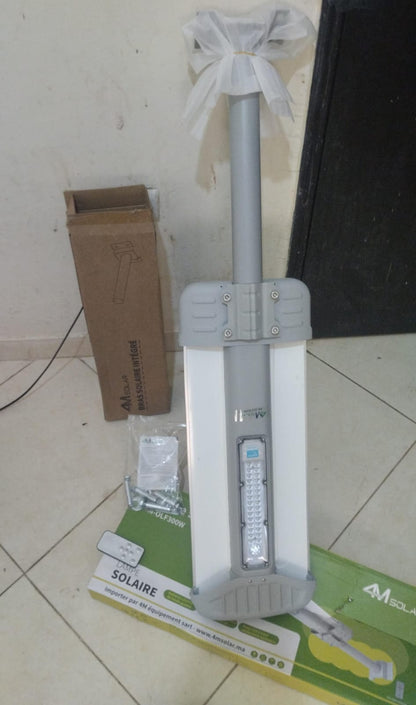 Éclairez votre extérieur toute la nuit sans électricité - Lampadaire Solaire 300 W BleuCarbon©